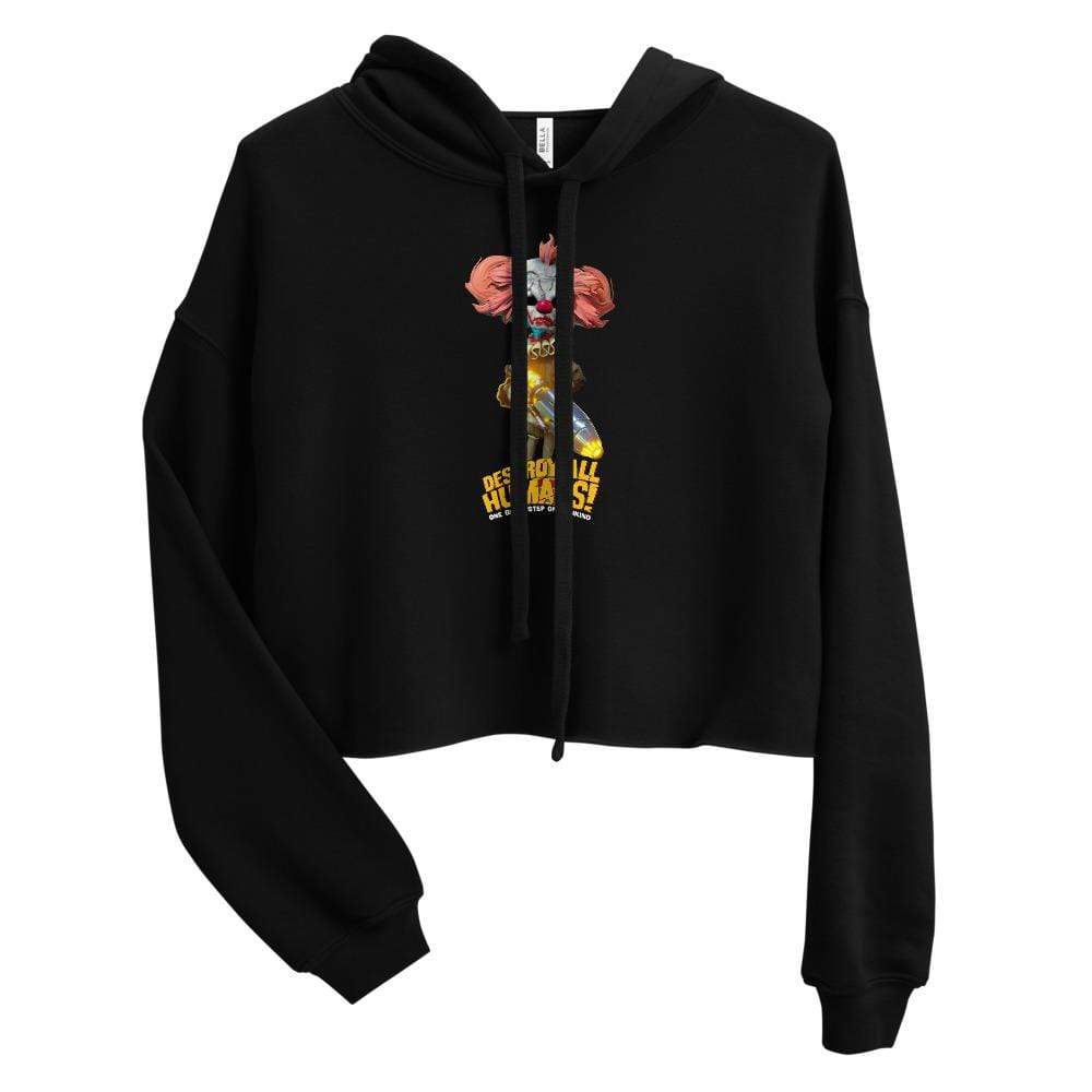 Destroy All Humans! Clown Crypto Crop Hoodie