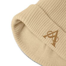 Load image into Gallery viewer, Kingdoms of Amalur Infinity A Organic Ribbed Beanie - Sand
