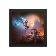 Load image into Gallery viewer, Kingdoms of Amalur Jumping Warrior Framed Poster
