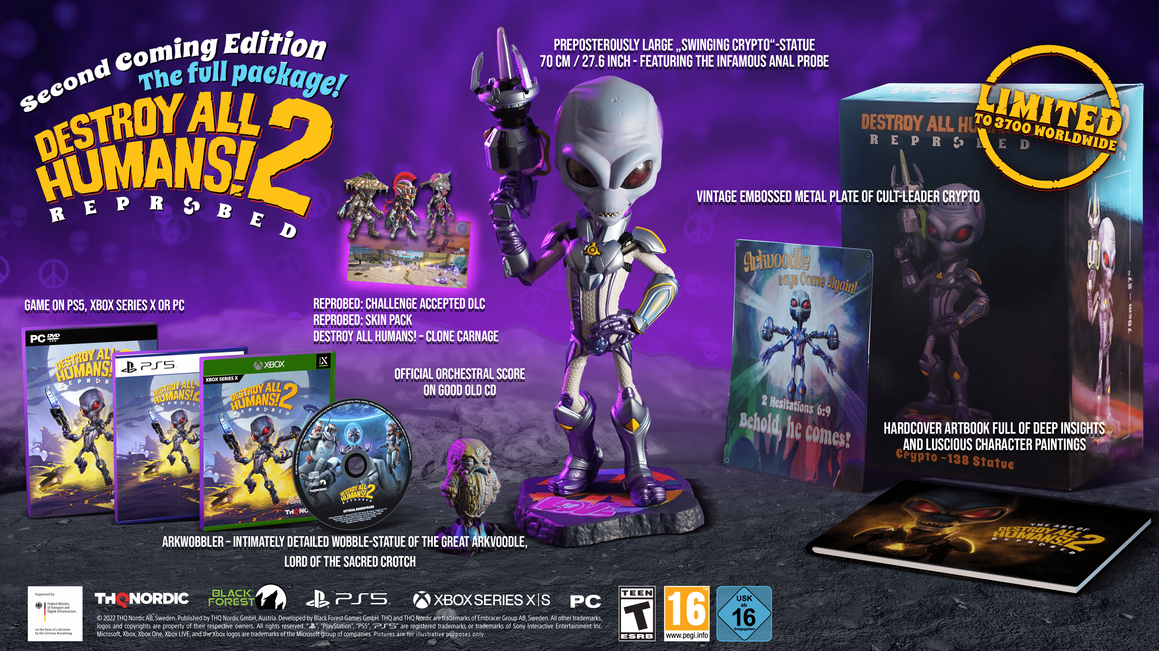 Destroy all humans hot sale ps4 collector's edition