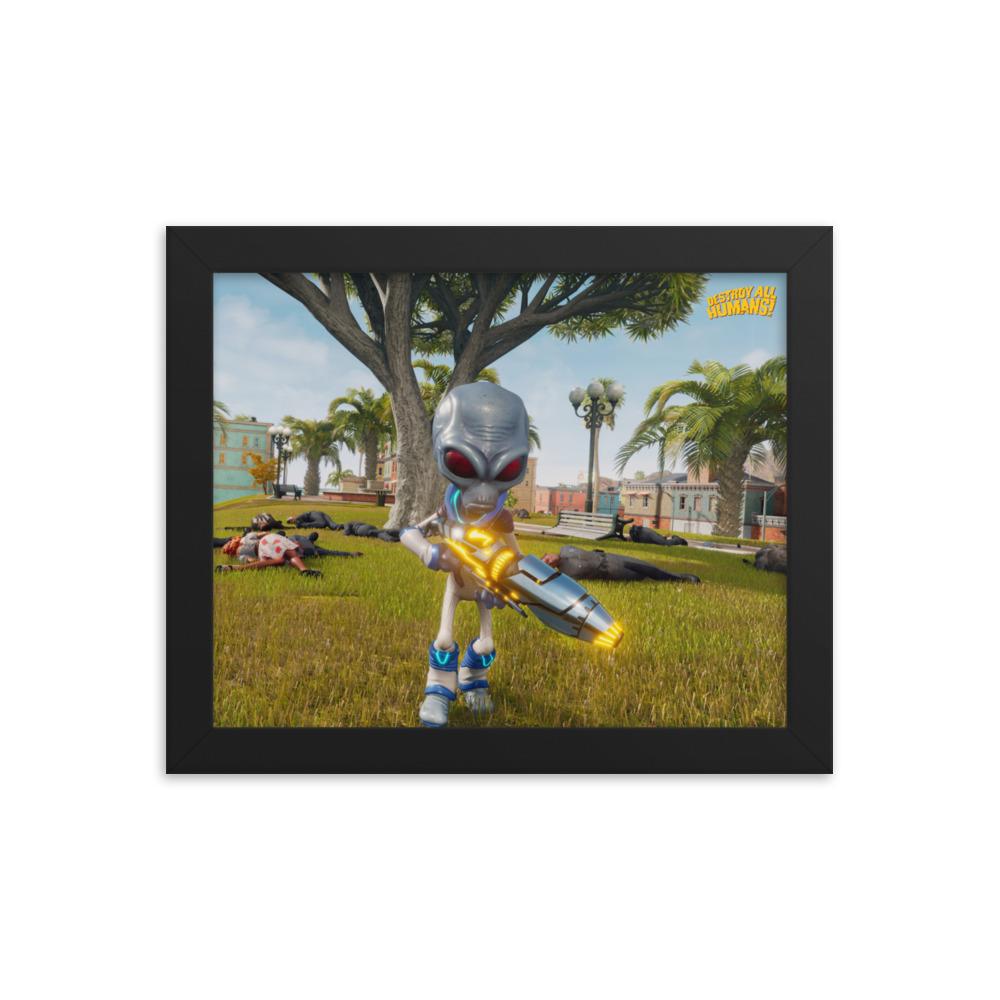 Destroy All Humans! All Out of Bubblegum Crypto Framed Poster