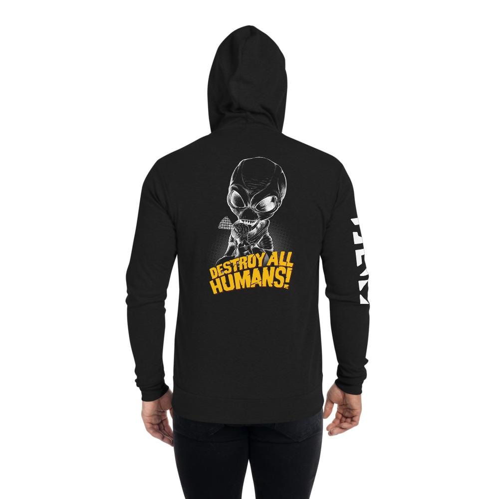 Destroy All Humans! Summer Crypto Zip Up