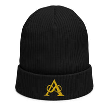 Load image into Gallery viewer, Kingdoms of Amalur Infinity A Organic Ribbed Beanie - Black
