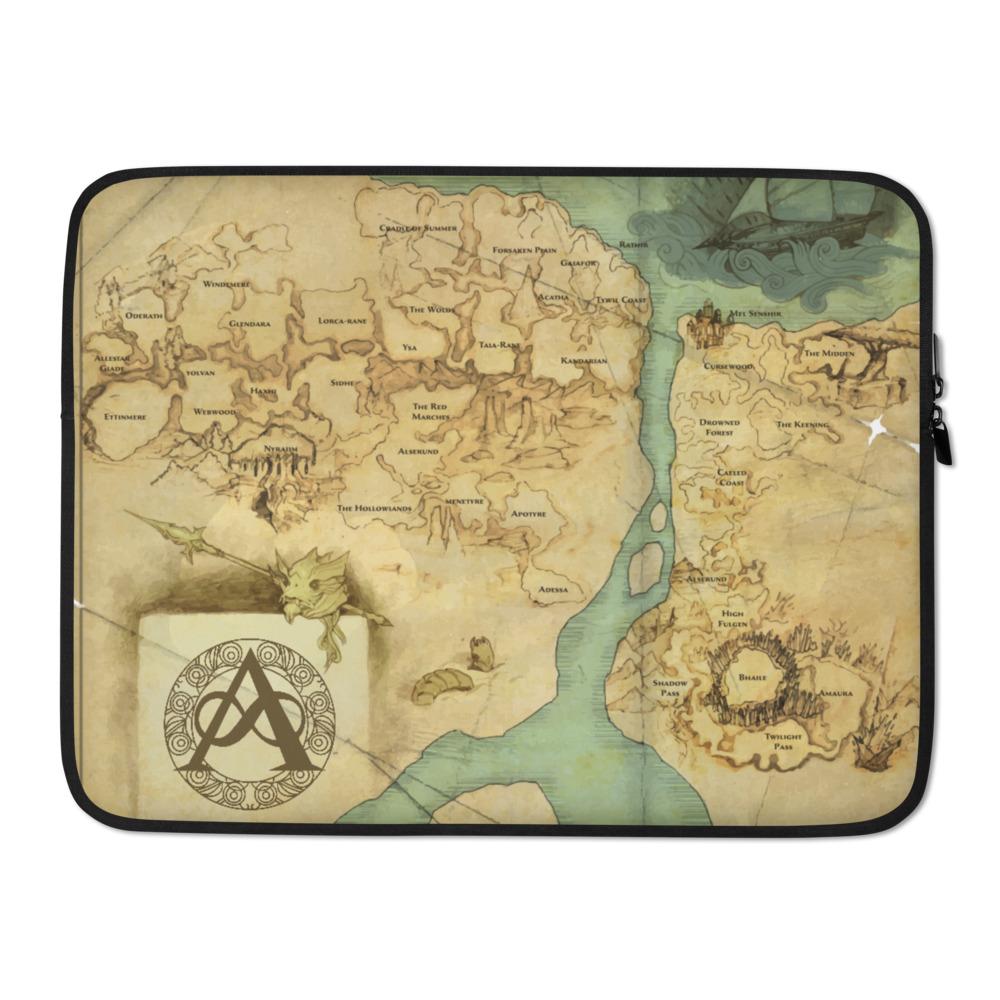 Kingdoms of Amalur Map Laptop Sleeve